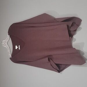 beautiful burgundy cashmere sweater by Vince